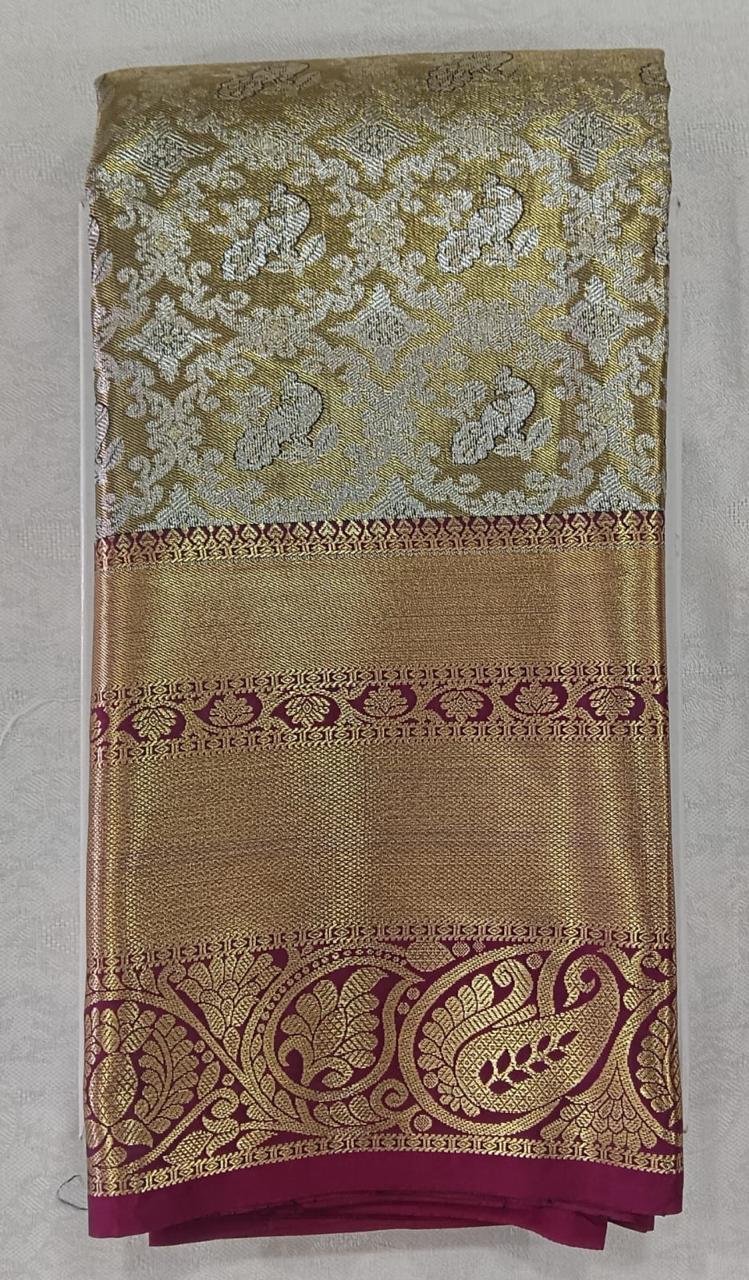 Full Zari Design Silk Saree