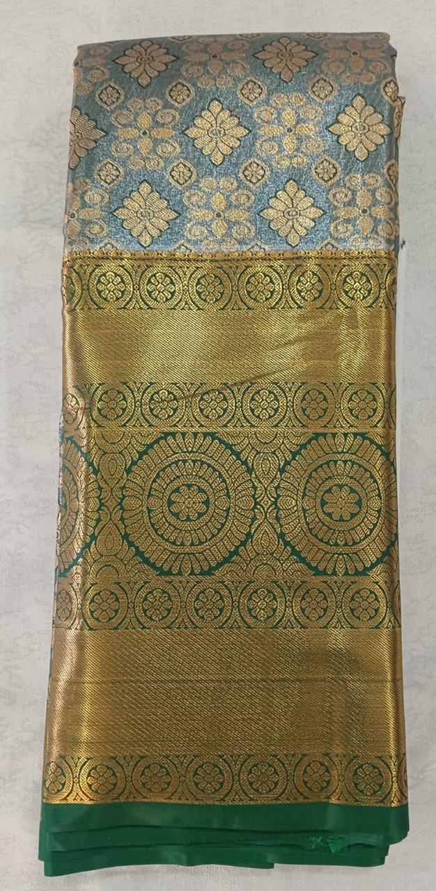 Full Zari Design Silk Saree