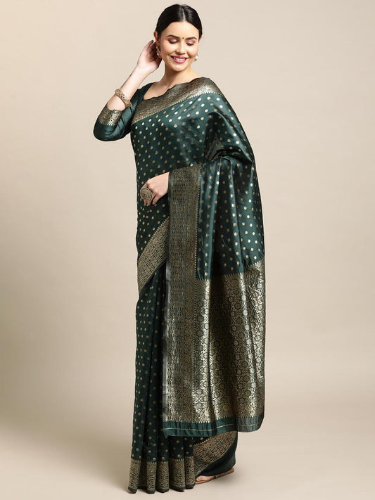 Jequard saree self boader